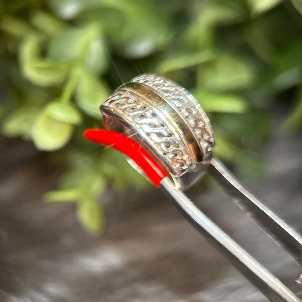 925 14K Two Tone Band Ring‎
